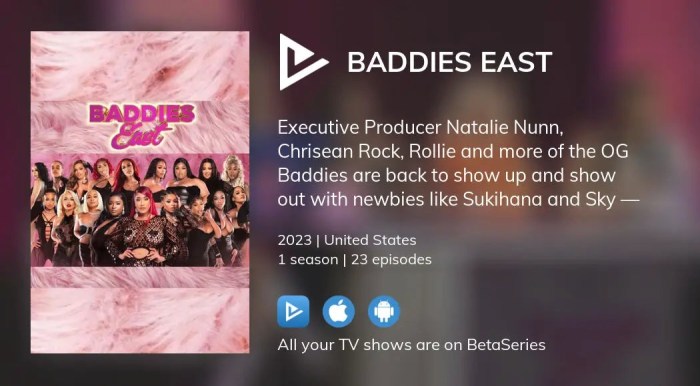 Where to watch baddies east